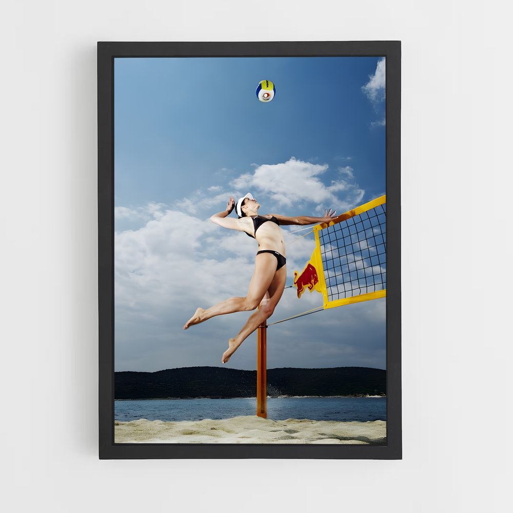 Poster Norway National – affiche Beach-volley (vue 2)